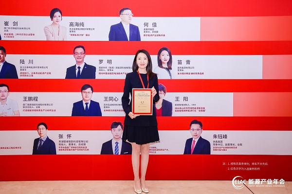 英利集團(tuán)董事長(zhǎng)苗青入選全國青年能源企業(yè)家創(chuàng)新創(chuàng)業(yè)Top30案例